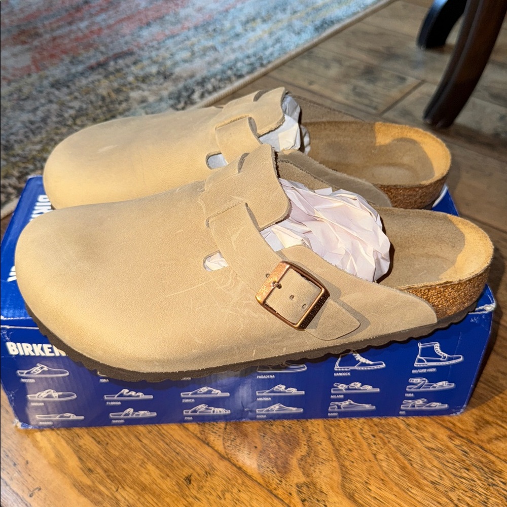 Birkenstock • Boston Clog in Tobacco Brown • sz 39 regular fit NWT $170 - Picture 8 of 9
